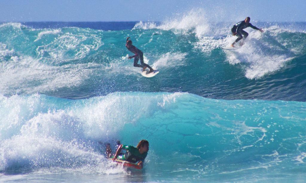 Surfing in Playa De Las Americas - Tenerife